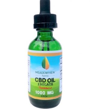 1000 mg CBD Isolate Peppermint 2 Oz