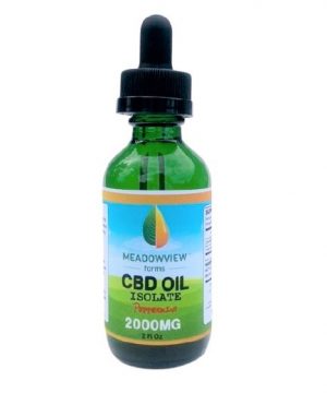 2000 mg CBD Isolate Peppermint 2 Oz