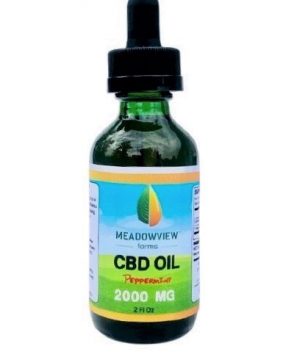 2000 mg Full Spectrum CBD Oil Peppermint Flavor 2 Oz