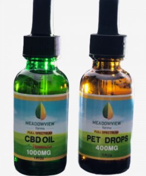 COMBO PACK 1000 mg Peppermint Oil and 400 mg Pet Drops